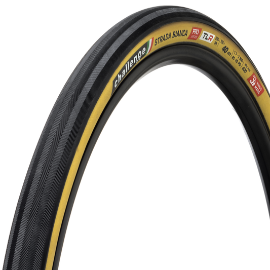 Copertone CHALLENGE OPEN STRADA BIANCA 700x40c Tubeless Ready Beige