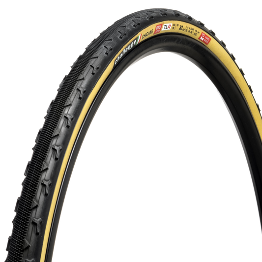 Copertone beige CHALLENGE OPEN CHICANE 700x33c Tubeless Ready