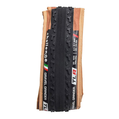 Pneumatico CHALLENGE GRAVEL GRINDER 700x33c Tubeless Ready Beige
