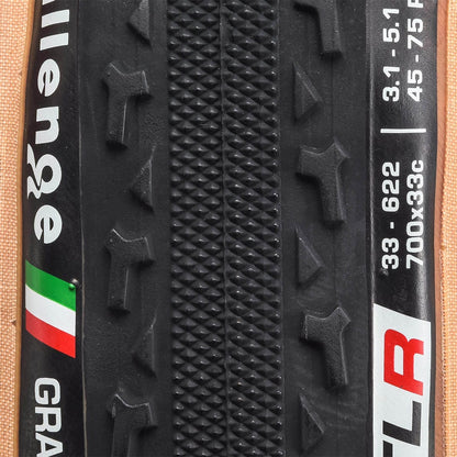 Pneumatico CHALLENGE GRAVEL GRINDER 700x33c Tubeless Ready Beige