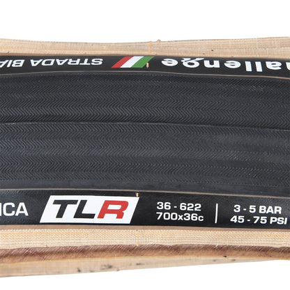 Pneumatico CHALLENGE STRADA BIANCA NILON SUPERLIGHT 700x36 Tubeless Ready Beige