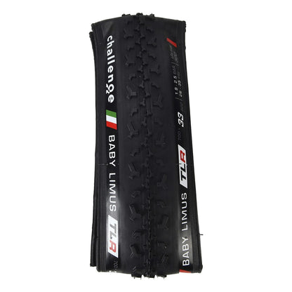 Pneumatico CHALLENGE BABY LIMUS 700x33c Tubeless Ready Nero