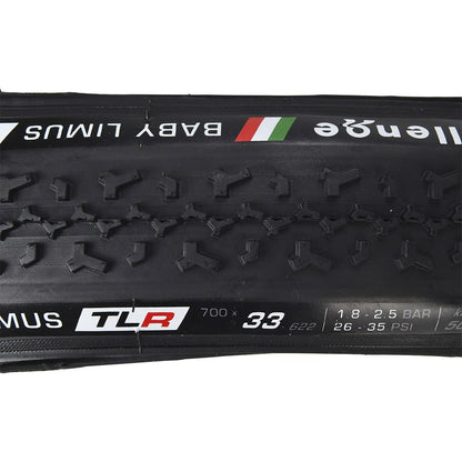 Pneumatico CHALLENGE BABY LIMUS 700x33c Tubeless Ready Nero