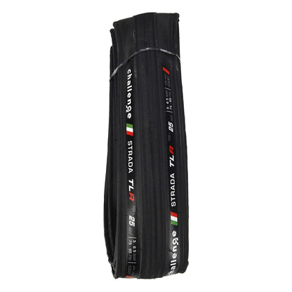 Pneumatico CHALLENGE STRADA 700x25c Tubeless Ready Flessibile Nero