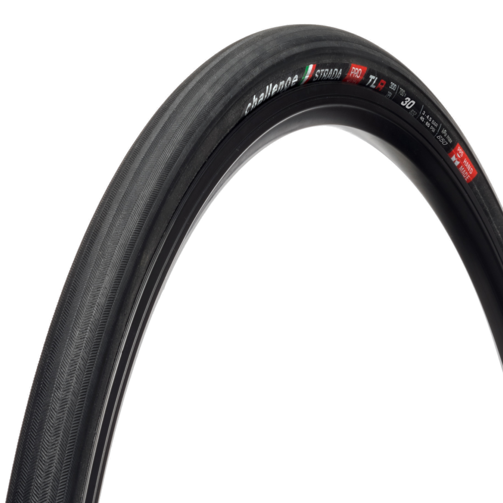 Copertone CHALLENGE STRADA 700x30c Tubeless Ready Nero