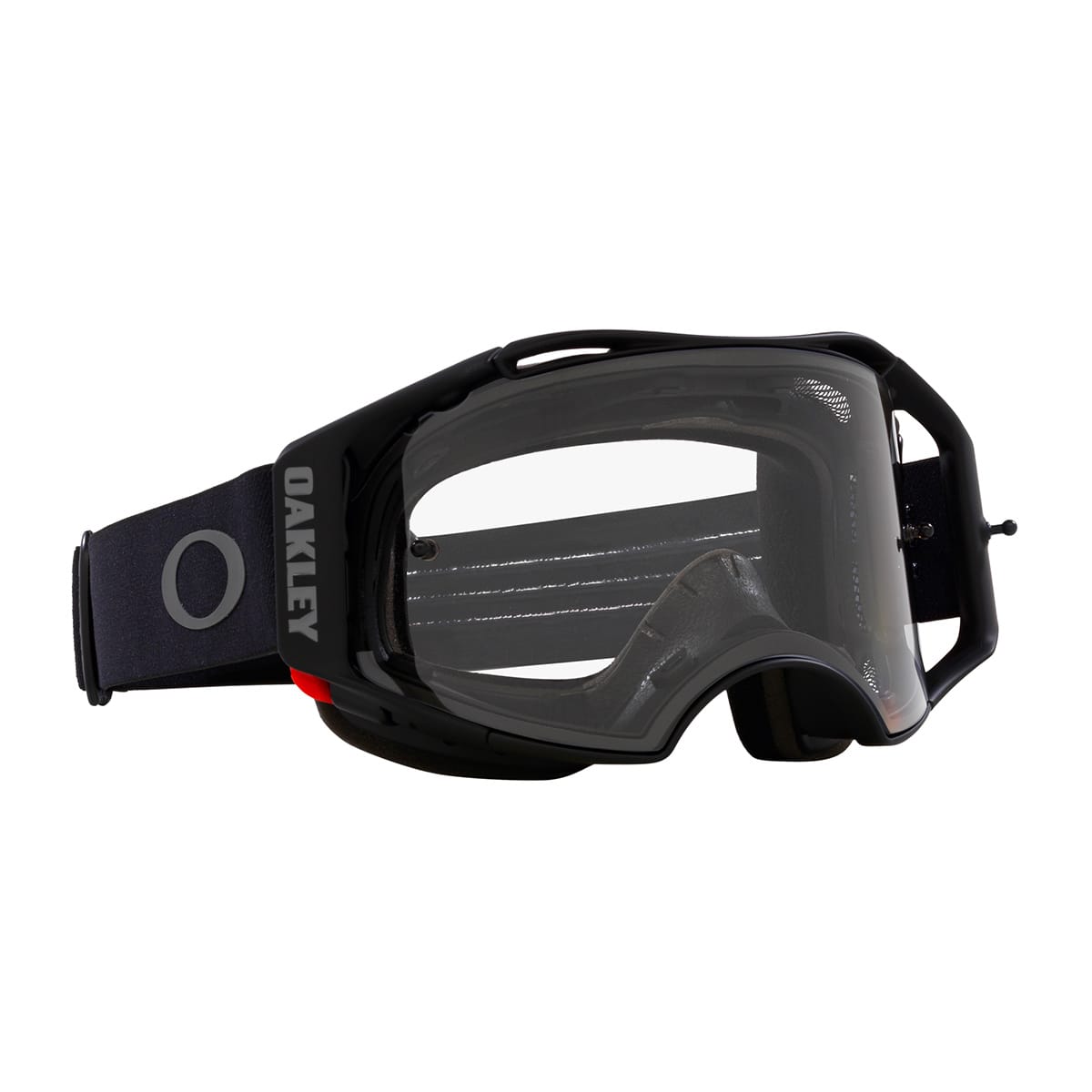 OAKLEY AIRBRAKE MTB Occhiale nero canna di fucile trasparente OO7107-21