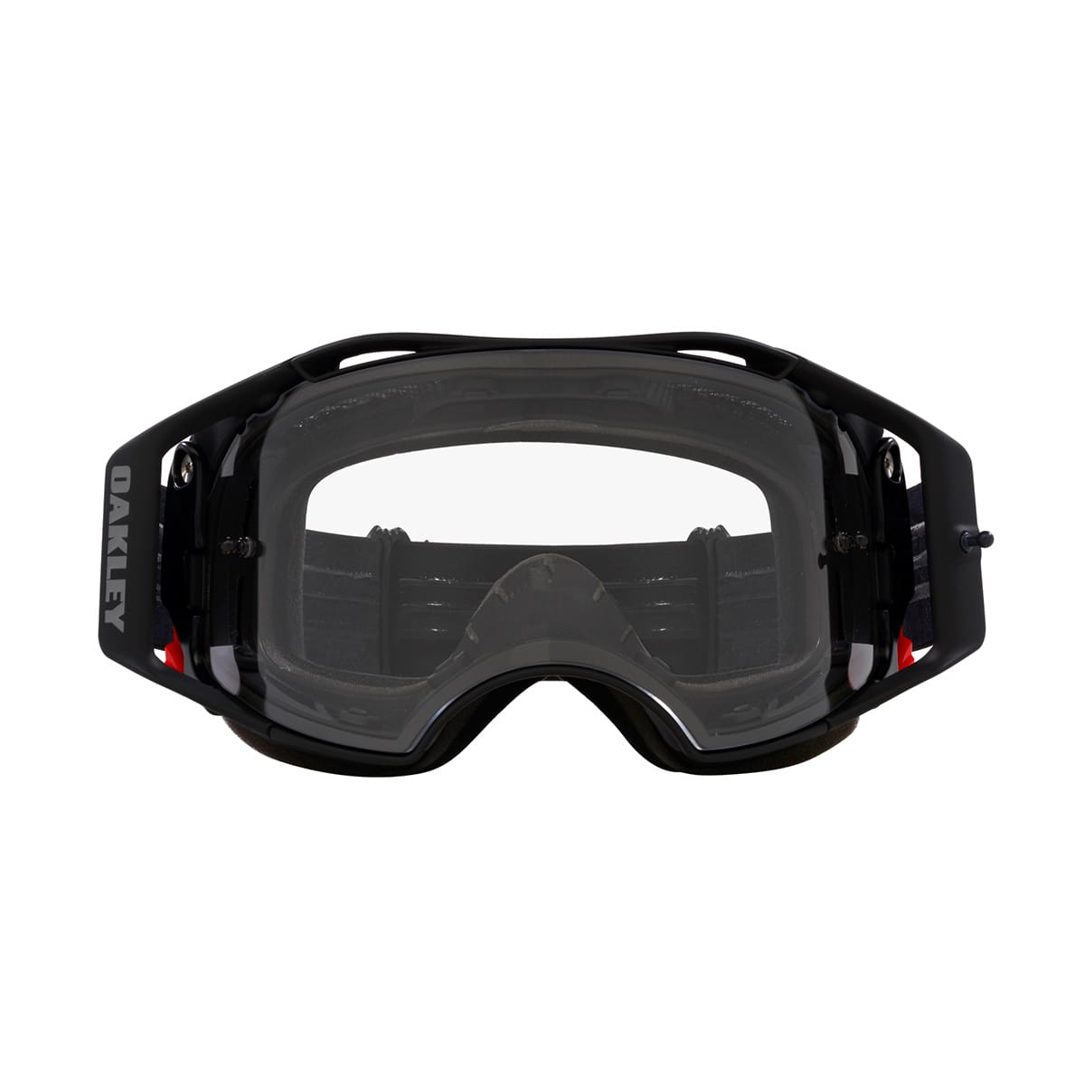 OAKLEY AIRBRAKE MTB Occhiale nero canna di fucile trasparente OO7107-21