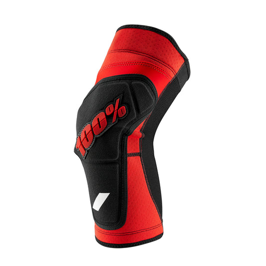 Ginocchiere 100% RIDECAMP Nero/Rosso