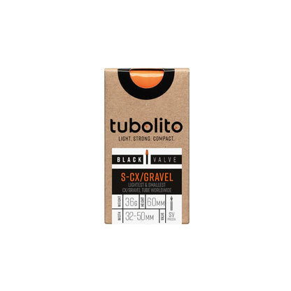 Camera d'aria TUBOLITO S-CX/GRAVEL 700x30/47 Presta 60mm Nero
