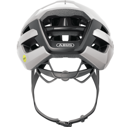 Casco da Strada ABUS POWERDOME MIPS Bianco Lucido