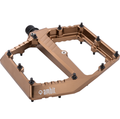 Pedali Flat AMBIT BREACH Small Marrone