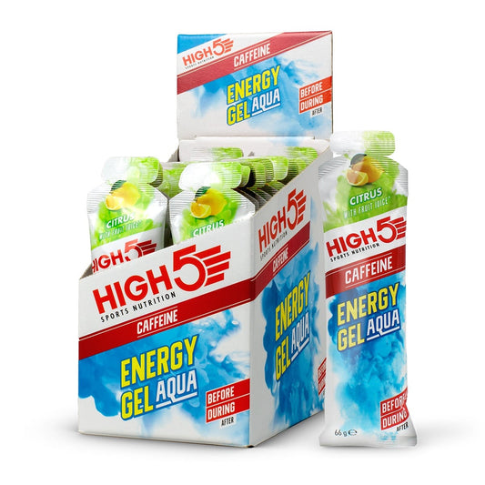 Gel energetico GEL ENERGETICO HIGH5 Aqua Caffeina (66g) Limone