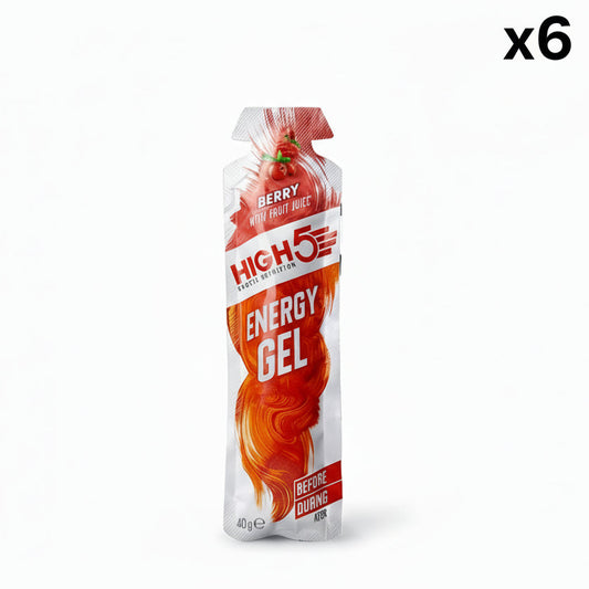 Confezione da 6 GEL ENERGETICO HIGH5 (40 g) Frutti di bosco