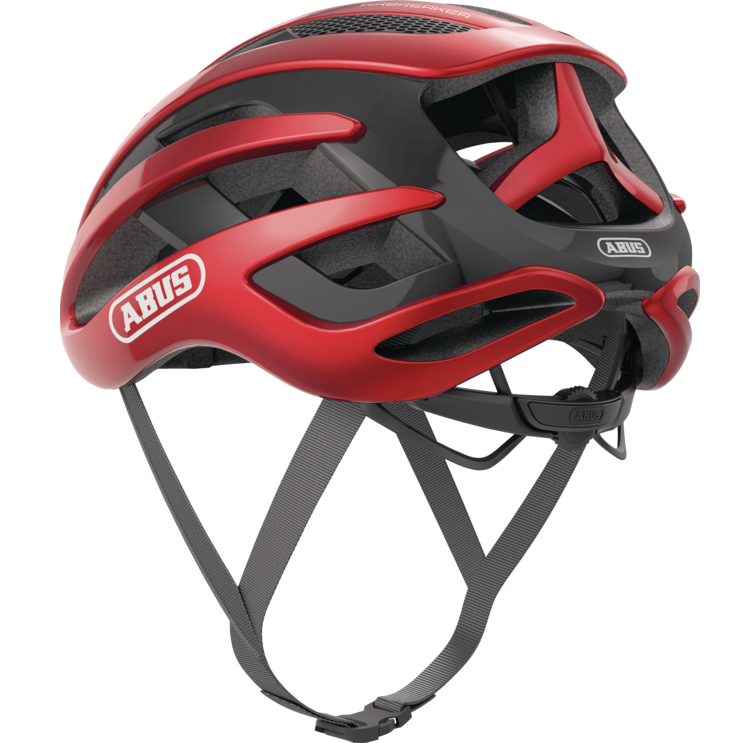 ABUS AIRBREAKER PERFORMANCE Casco da strada Rosso