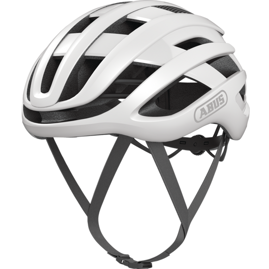ABUS AIRBREAKER POLAR Casco da strada bianco