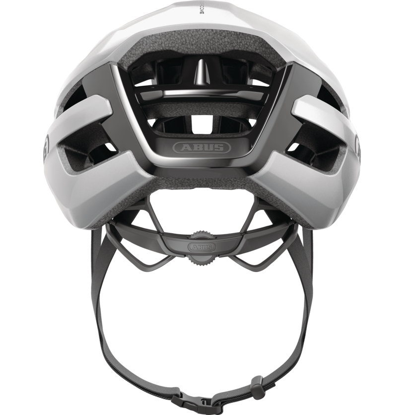 ABUS POWERDOME Casco da strada argento