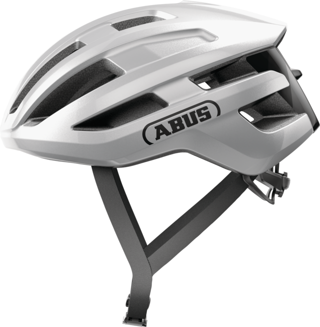 ABUS POWERDOME Casco da strada argento