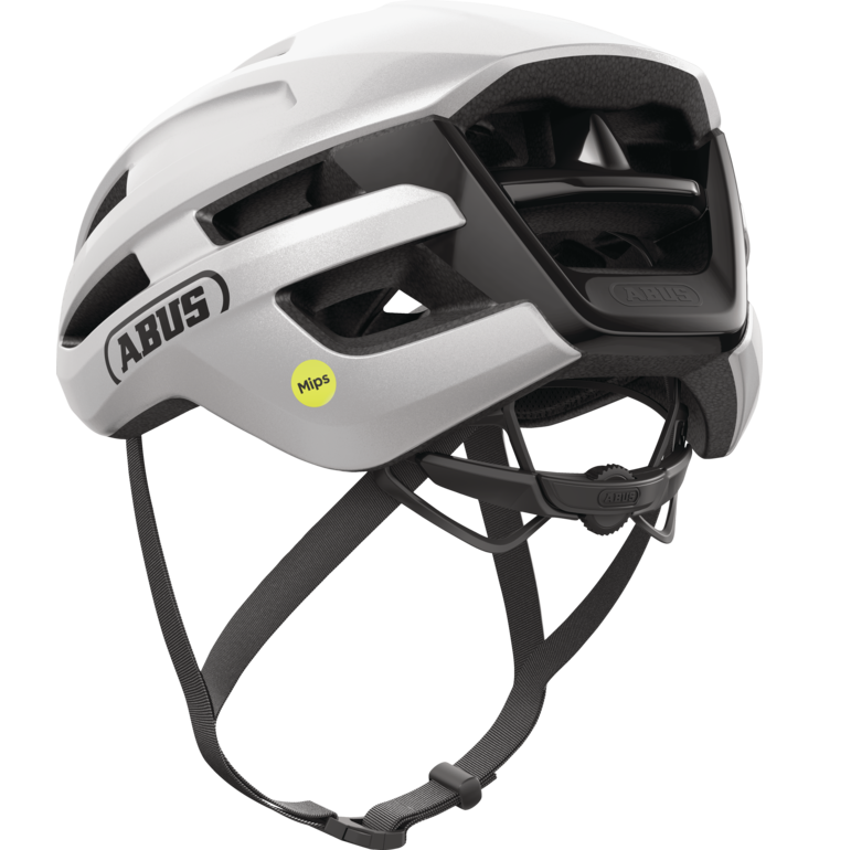 ABUS POWERDOME MIPS Casco da strada argento