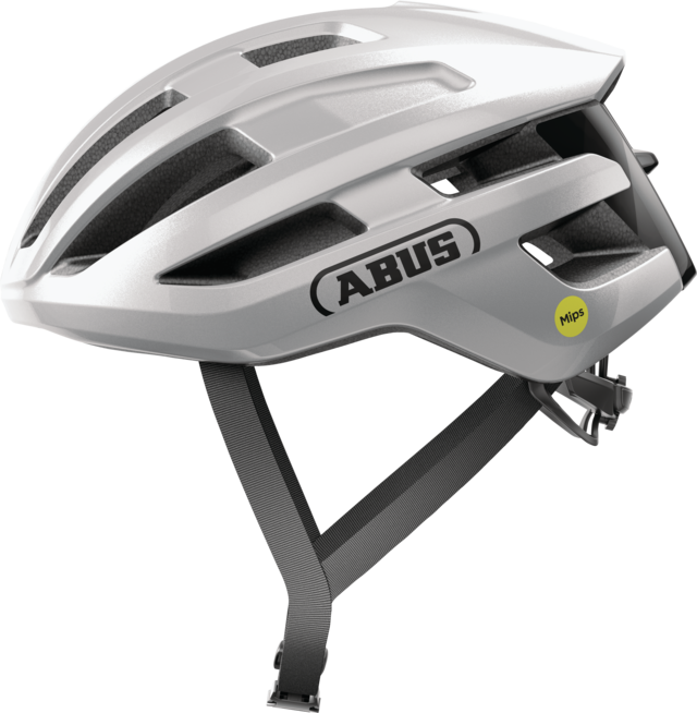 ABUS POWERDOME MIPS Casco da strada argento