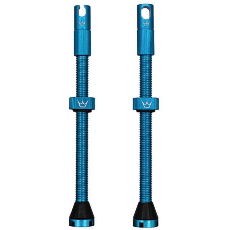 PEATY'S x Chris King MK2 Valvole Tubeless Presta 80 mm (x2) Turchese