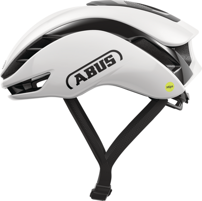 Casco Strada ABUS GAMECHANGER 2.0 MIPS Shiny Bianco