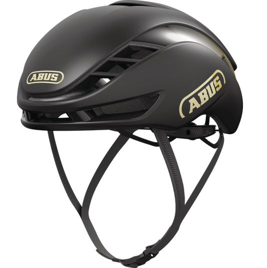 ABUS GAMECHANGER 2.0 Casco da strada nero/oro