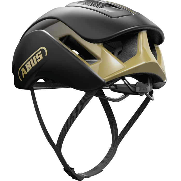 ABUS GAMECHANGER 2.0 Casco da strada nero/oro