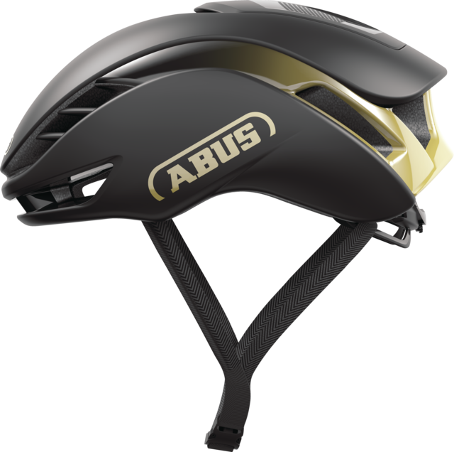 ABUS GAMECHANGER 2.0 Casco da strada nero/oro