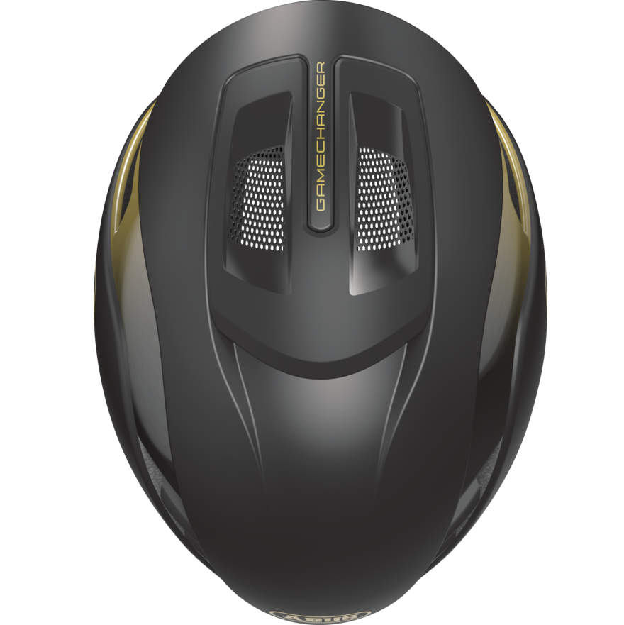 ABUS GAMECHANGER 2.0 Casco da strada nero/oro