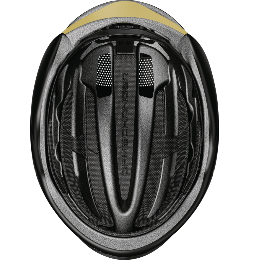 ABUS GAMECHANGER 2.0 Casco da strada nero/oro