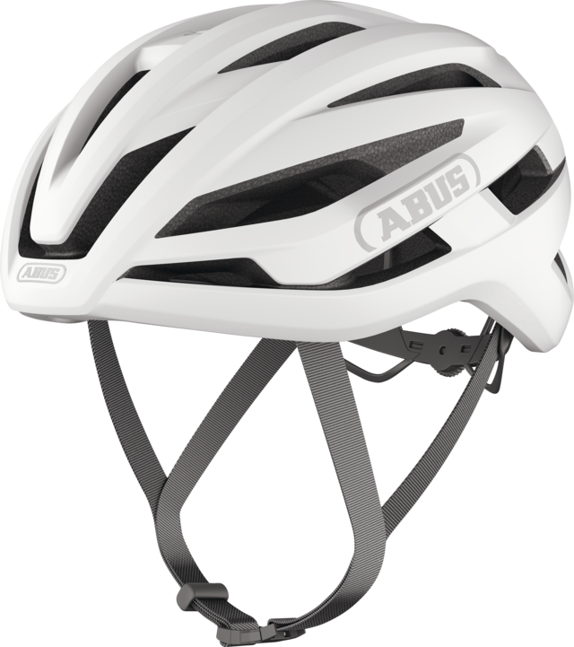 ABUS STORMCHASER ACE Casco da strada Polar Bianco