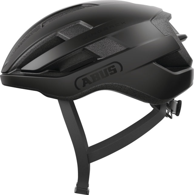 ABUS WINGBACK Casco da strada Nero Opaco