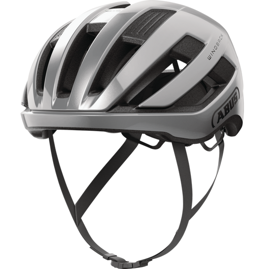 ABUS WINGBACK Casco da strada Argento