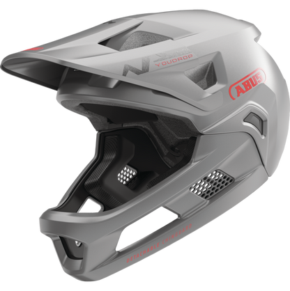 Casco MTB ABUS YOUDROP FF Junior Ti Silver