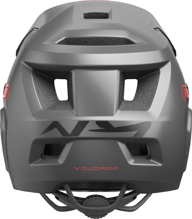 Casco da MTB ABUS YOUDROP FF Junior Grigio