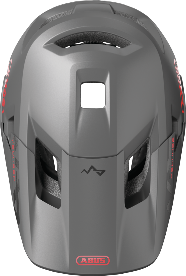 Casco da MTB ABUS YOUDROP FF Junior Grigio