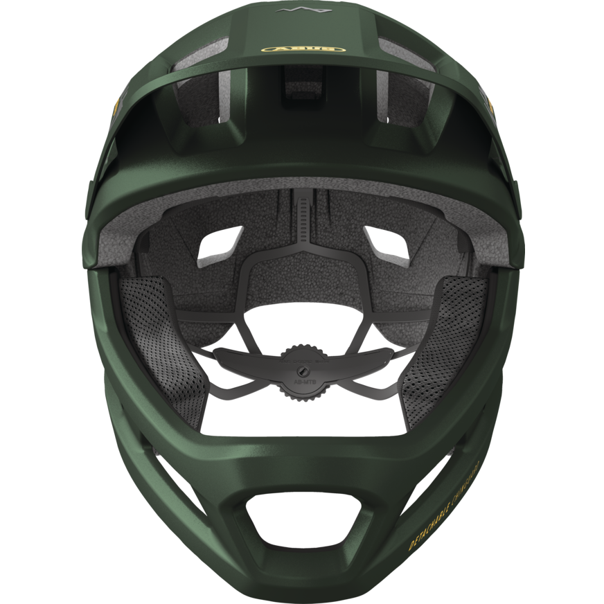 Casco da MTB ABUS YOUDROP FF Junior Moss Verde
