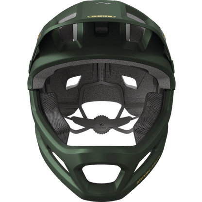 Casco MTB ABUS YOUDROP FF Junior Moss Verde