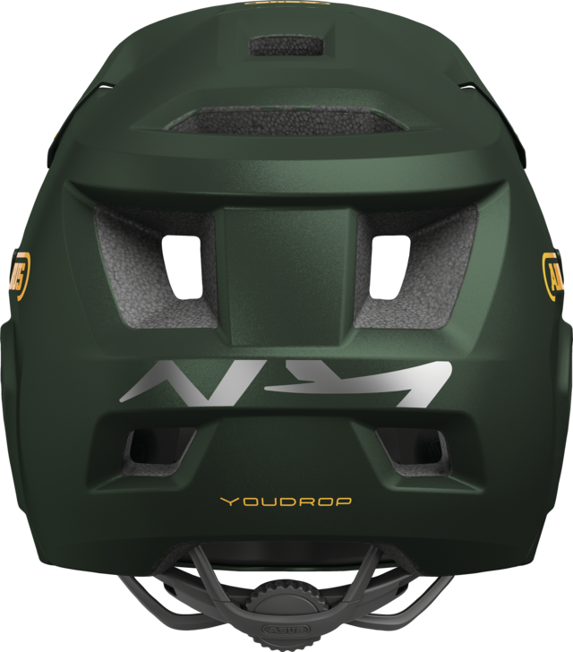 Casco da MTB ABUS YOUDROP FF Junior Moss Verde