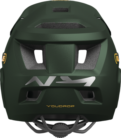 Casco MTB ABUS YOUDROP FF Junior Moss Verde