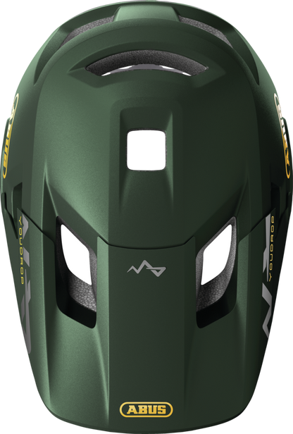 Casco MTB ABUS YOUDROP FF Junior Moss Verde