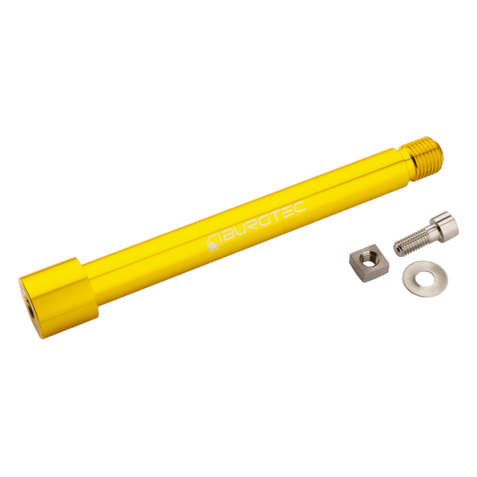 BURGTEC Asse Ruota Anteriore per Forcella FOX 15x110 mm Boost KaboltX 2021 Oro