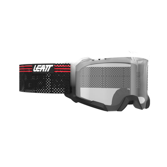Maschera LEATT VELOCITY 4.0 MTB X-FLOW Bianco/Grigio Lente Iriz Argento 50 VLT