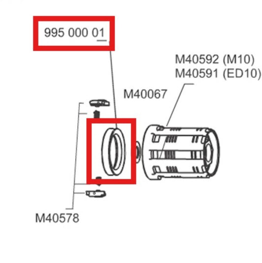 GUARNIZIONE CORPO MOZZO MAVIC FTSL/FTSX IN OMAGGIO