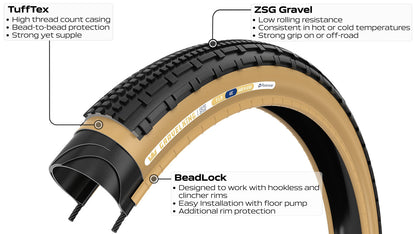 Pneumatico PANARACER GRAVELKING SK TLC Tubeless Ready Nero
