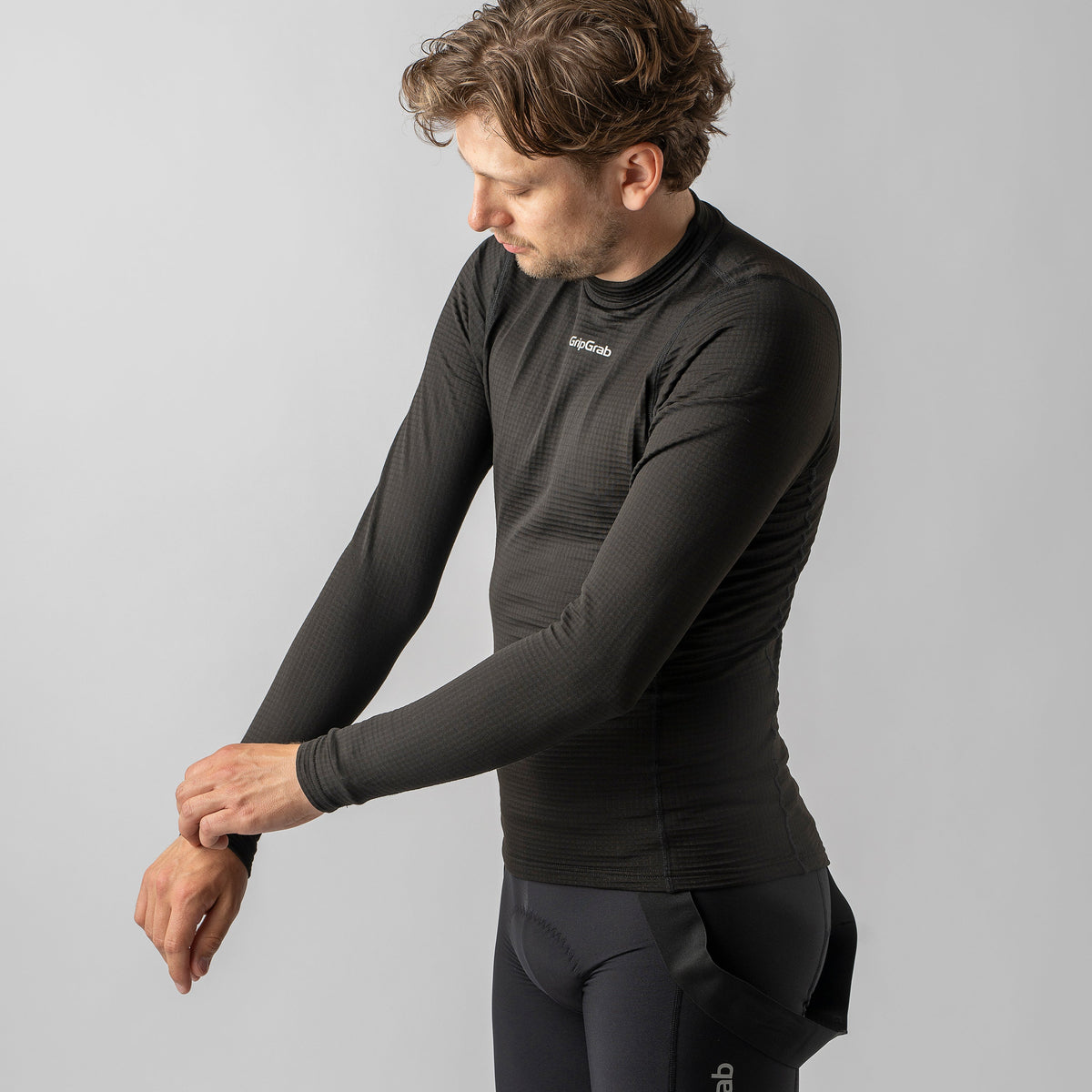 Maglia intima a maniche lunghe GRIPGRAB RIDE WINTER nera