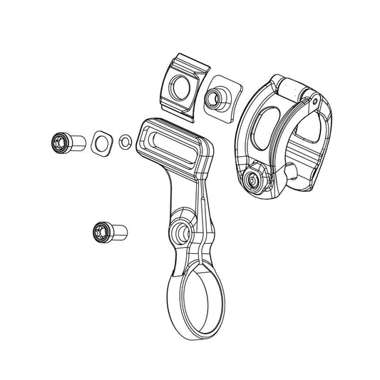 Collare per SRAM AXS POD Comando cambio a sinistra