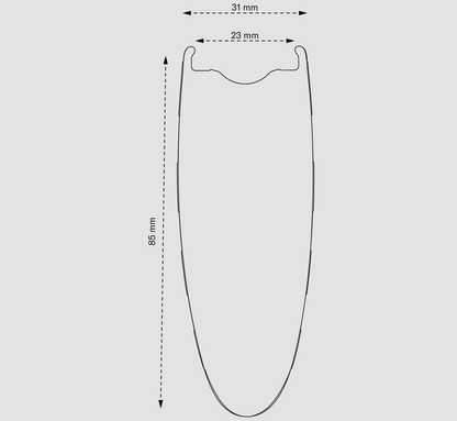 Coppia di Ruote SCOPE Artech 8.T Tubeless Ready (Centerlock) Bianca