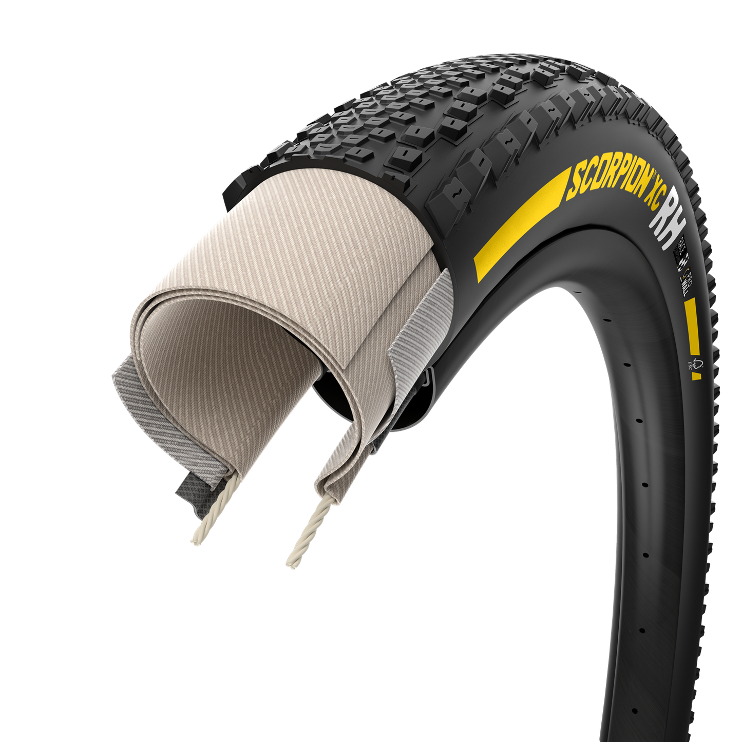Pneumatico PIRELLI SCORPION RACE XC RH ProWall 29x2.40 Tubeless Ready Soft Yellow Team Edition
