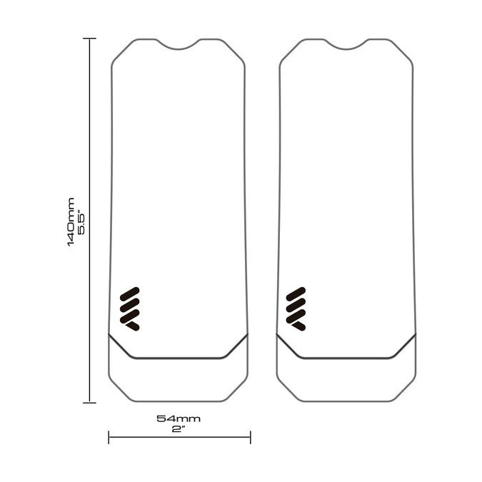 ALL MOUNTAIN STYLE Protezione adesiva della guarnitura Nero
